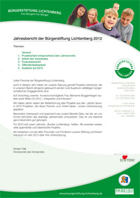 Jahresbericht 2012 